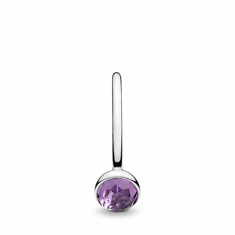 Pandora February Droplet Ring Silver Egypt IU6732908